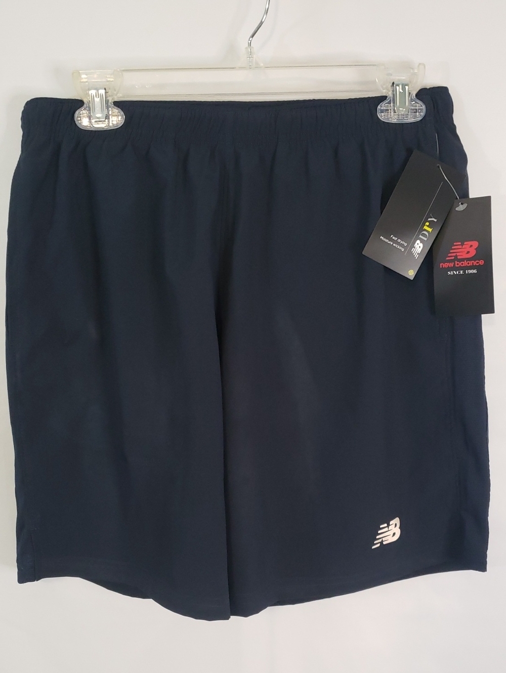 New Balance Men’s Navy Performance Athletic Shorts, Medium